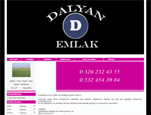 Tablet Screenshot of hataydalyanemlak.com
